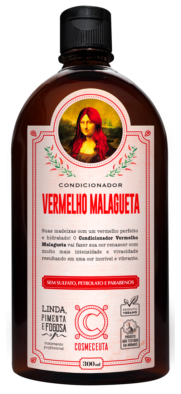 Condicionador Vermelho Malagueta Matizante Cosmeceuta